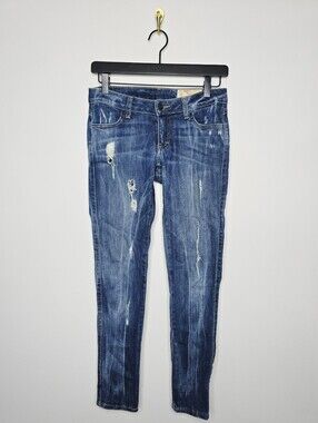 Siwy Distressed Low Rise Skinny Jeans Size 25